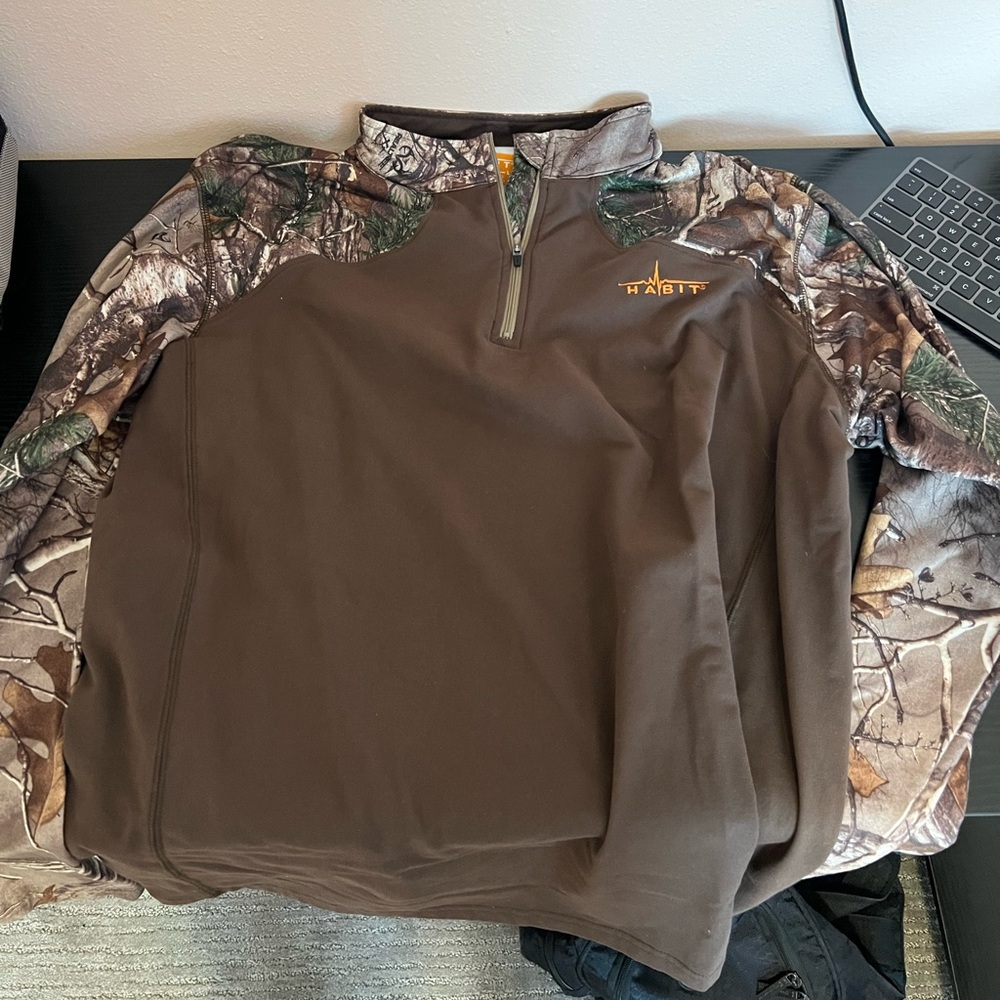 Habit Camo Quarter-Zip Pullover